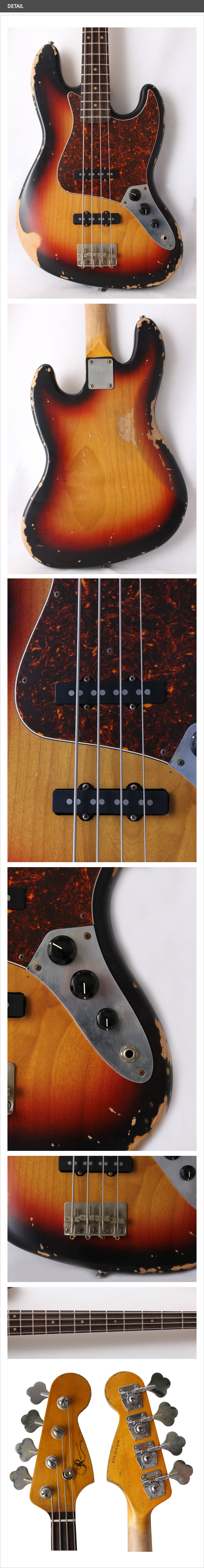 1964 J-Bass Heavey Relic 3TS 특징 및 장점